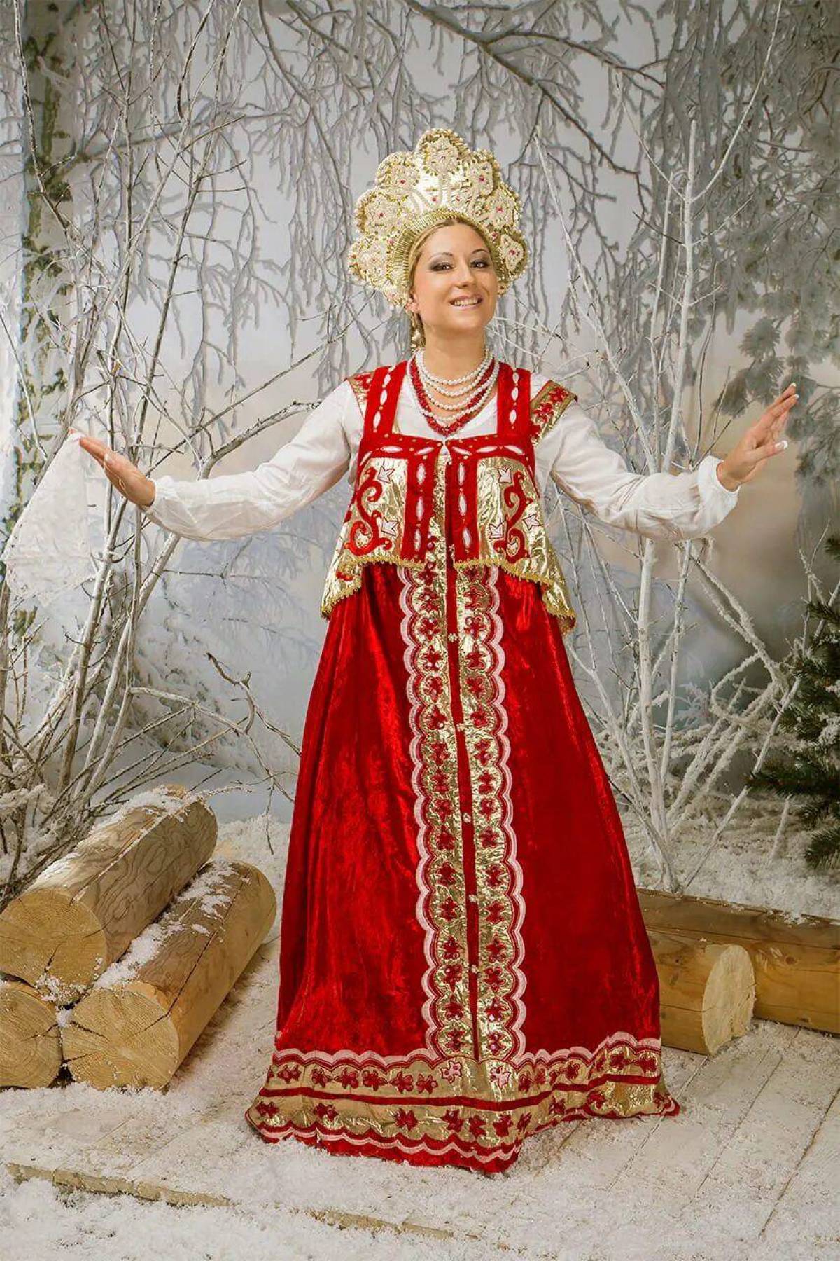 Girls in Slavic costumes in Kayseri